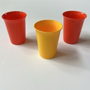 Tupperware Set of 3 Classic Kids Tumblers Juice Cups